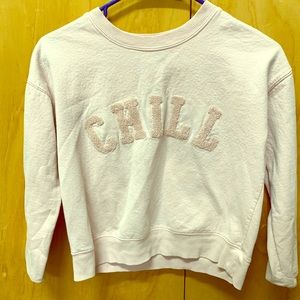Light pink long sleeve chill shirt